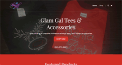 Desktop Screenshot of glamgaltees.com