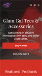 Mobile Screenshot of glamgaltees.com